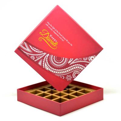 China Wholesale Recyclable Dry Fruit Chocolate Diwali Design Indian Festival Candy Gift Box for sale