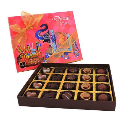 China Recyclable Wholesale Paper Luxury Diwali Candy Chocolate Gift Packaging Box for sale