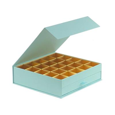 China Double Drawer Recyclable Luxury Magnetic Custom Layer Chocolate Packaging Gift Box for sale