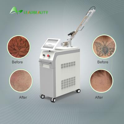 China Korea imported 1064 / 532nm 1200W  Nd Yag laser tatoo removal machine / pigmentation removal 6ns Pulse Width for sale