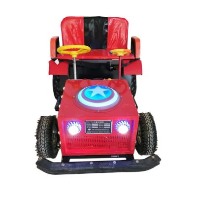 China MP3 Music Player/Durable/Wobeiqi Amusement Park Safe Cheap Square Electric Tractor For Kids With Remote Control And Cool Light for sale