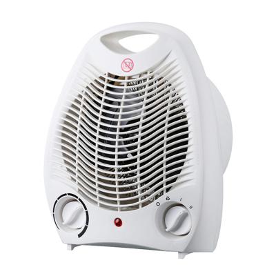 China Office Home Mini Desktop 2000W Low Power Consumption Overheating Portable Electric Fan Heater for sale