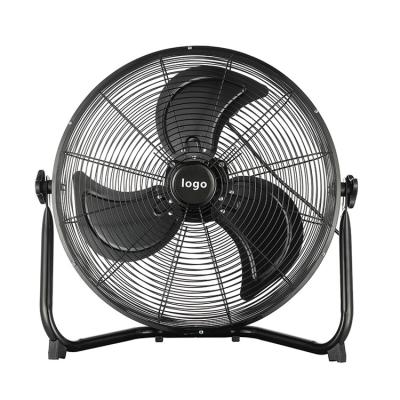 China Hotel OEM 16 Inch Art Metal Ventilation Cooling Industrial Floor Fan for sale