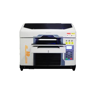 China Hotels factory sale 3a size multi-purpose digital printer inkjet UV flatbed printing machine for any surface for sale