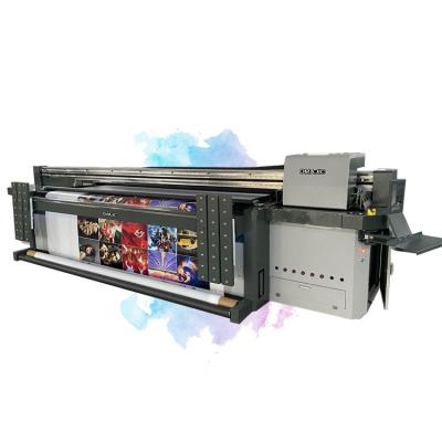 China China Hotels Printer 2.5m 3.2m Large Format Vinyl Banner Poster Inkjet Plotter UV Led Hybrid Printer for sale