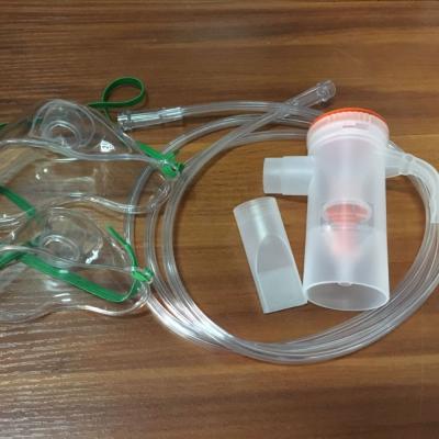 China Portable cheap safety nebulizer mask, handholding nebulizer kit, aerosol nebulizer for sale