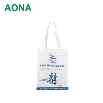 China Organic Custom 100% Cotton Handled Cotton Bag Tote Bag Cotton Shopping Bags With Logos for sale