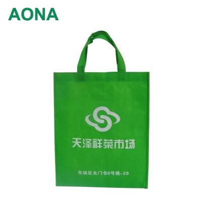 China High quality promotional custom made shopping bag shopping bags custom cheap non woven bag with printing logo for sale