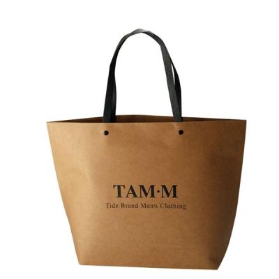 China Fashional shopping bag special stylelish luxury pp handle durable cheap brown paper bag for sale