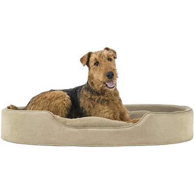 China OEM Viable High Quality Soft Dog Sofa With Foam Removable Washable Luxury Dog Bed for sale