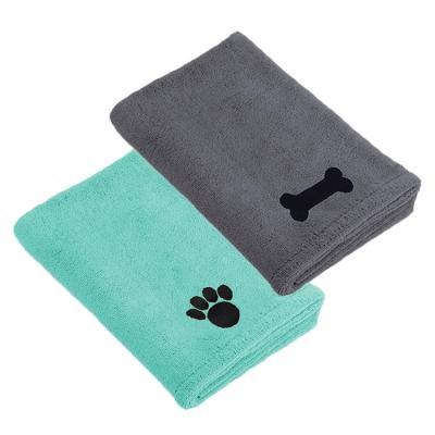 China New Style Bottom Price Pet Towel Sustainable Pet Bath Towel Microfiber Towel For Pet for sale