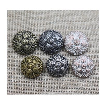 China Factory Direct Viable High Quality Metal Leg Flower Sewing Button For Clothes , Custom Sew Button for sale