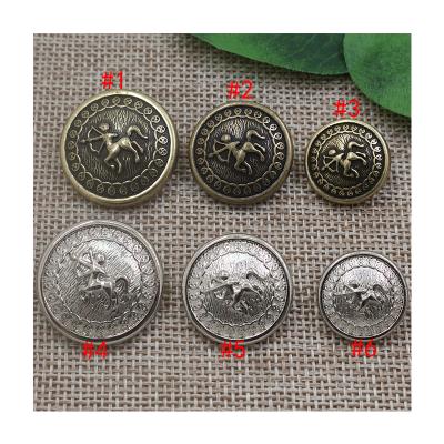 China High Quality Custom Viable Metal Leg Alloy Angel Design Fashion Sewing Button For Clothes for sale