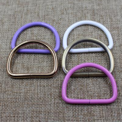 China High Quality Hot Selling Custom Metal D Clip Clothes Belt Buckle For Bag Strap for sale