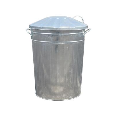 China 90 Liter Metal Garden Trash Can Dog Compost Bin Sustainable Gardening Waste Burning Bin for sale