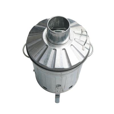 China Screwfix Hotels Garden Incinerator 15L Galvanized Incinerator Incinerator Bins For Sale for sale