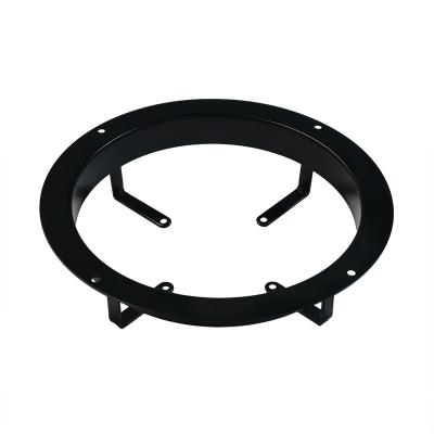 China Electric Power Size 172 49 Mm Black Flanges Carbon Steel Malleable Iron Flange for sale