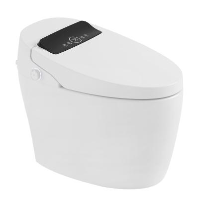 China Full automatic bathroom sanitary intelligent smart comod Double-flow toilet ware ceramic toilet bowl with remote control for sale