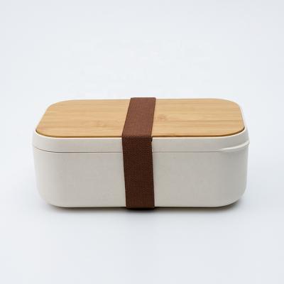 China Stocked Market Glitter Gift Bento Box 196.5*124*74mm with Easy Clean Bamboo Fiber Lid for sale