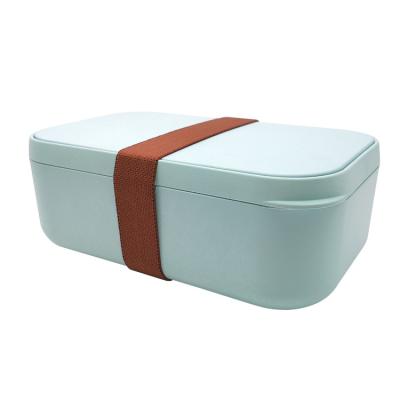 China Microwavable Lunch Box Eco Bamboo Fiber Plastic for Adults and Teenagers for sale