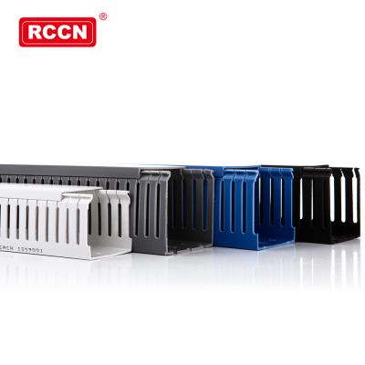 China Automatic Control System PVC Cable Trunking Wiring Ducts Outdoor Plastic Cable Duct HVDRT for sale