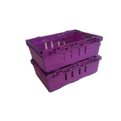 China Sustainable Supermarket Carrying Storage Turnover Box Basket For Fruits And Vegetables for sale