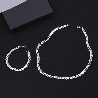 China Punk Customizable NK chain encryption thick Cuban chain simple and versatile fashion men's stainless steel necklace for sale