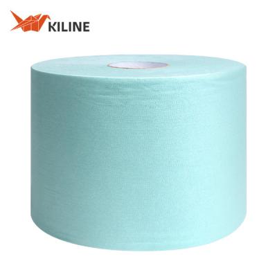 China Nonwoven Cleaning Wipes Heavy Duty Multitask Jumbo Roll Strong Toughness Dry Wipes For Industrial for sale