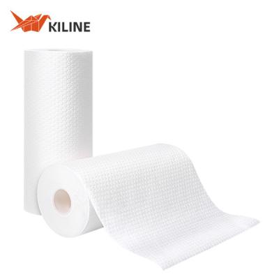 China OEM Commercial Cleaning Cloths Disposable Kitchen Towels PP Wood Pulp 60gsm×1ply for sale