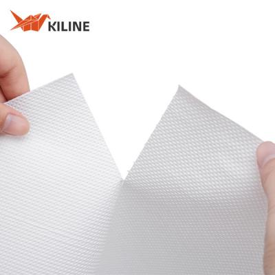 China OEM-Schwerwerzeugweißpapier 3 Pließ Industrieweißpapier Roll 18gsm × 3 Pließ zu verkaufen