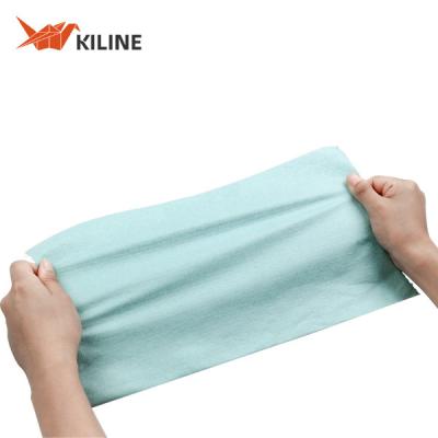 China Green Color Industrial Strength Nonwoven Cleaning Wipes On Jumbo Roll for sale