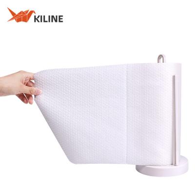 China Oil Absorbing Disposable Cleaning Cloths Kitchen Dish Towels PP Wood Pulp Material for sale