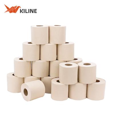 China Papel higiénico para el hogar ultrablando ecológico Papel de tejido de bambú 100 gm/rollo en venta