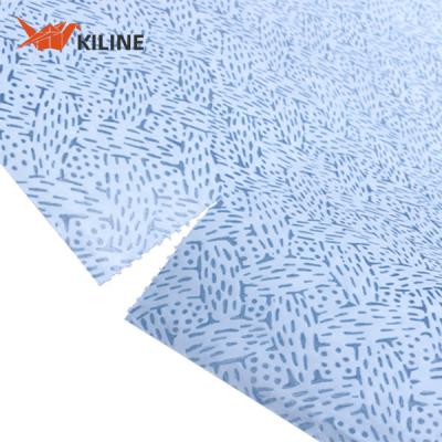 China Car Cleaning Lint Free Industrial Cleaning Cloth Oil Absorbention 100% PP Blue Color for sale