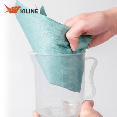 China Sterke machine reinigingsdoek pulp + PET voor industriële 65gm Te koop