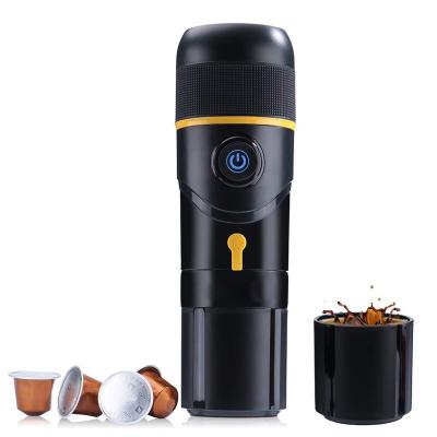 China New Portable Single Cup Coffee Makers 12v Nespresso Capsule Dolce Enthusiasm Coffee Maker Espresso Coffee Machine For Car Use for sale