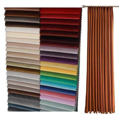 China Luxury Breathable Fashion Curtains Velvet Fabric Curtain Tiebacks Drapes For Living Room Bedroom for sale