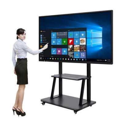 China Writing+Painting+Meeting+Advertizing We Cloud OEM ODM Multi Touch Digital Whiteboard 4K Display 100inches Samsung Interactive Whiteboard Windows All-in-One for sale