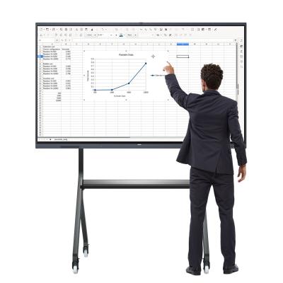 China Writing+Painting+Meeting+Advertizing we cloud original manufacturer meeting education lcd display 110 100 86 75 65 55 inch maxhub smart interactive flat panel price for sale