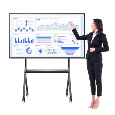 China Writing+Painting+Meeting+Advertizing we cloud 75 inch dual price LCD supplier business meeting collaboration board small systemODM OEM interactive flat panel for sale