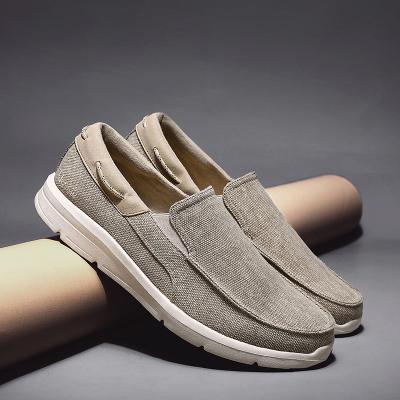 China Cushioning Men's Fashionable Dude Loafer Walking Style Casual Canvas Shoes For Wholesale Ready To Ship Customization for sale