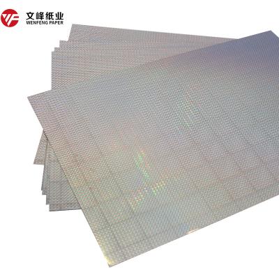 China A4*10 Waterproof Self Adhesive Holographic Sticker PET Film Rainbow Inkjet Label Snakeskin Waterproof Sticky Sheets Te koop