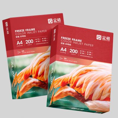 China 120g Double Side Color Inkjet Matte Paper Matte Photo Paper A4 Size Instant Dry Roll Size Te koop