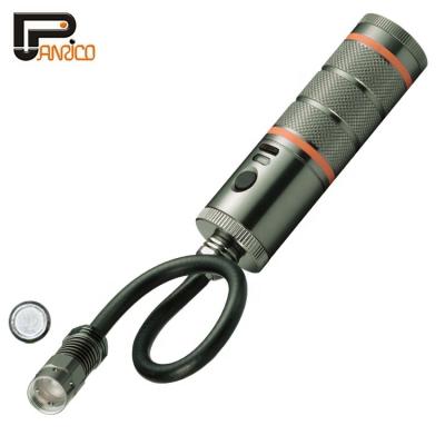 China Industrial Aluminum Pick Up Rechargeable Flexible Magnetic LED Torch Flashlight Finder Tool Flashlight for sale