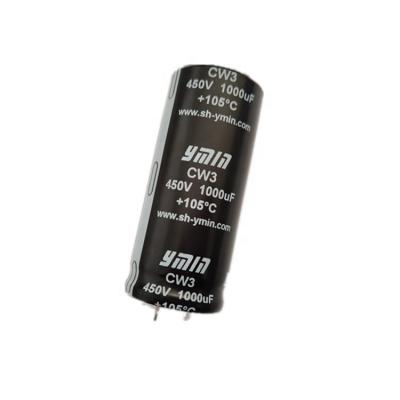 China Power Supply Ymin CW3 Snap-in Type Large Liquid Aluminum Electrolytic Capacitor for sale