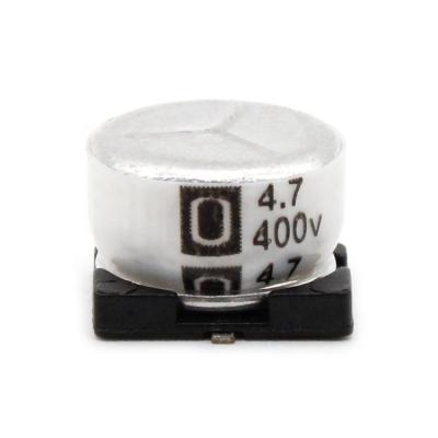 China Low Esr Power 400V 4.7uF SMD Ymin VMM Type Aluminum Electrolytic Capacitor For Power Supply for sale