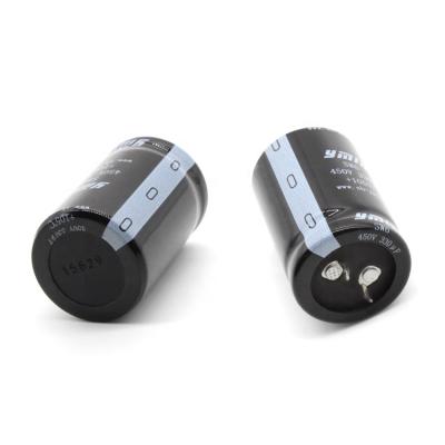 China YMIN General Purpose SW6 450V 330uF 30*35 Snap-in Type Power Aluminum Electrolytic Capacitor for sale