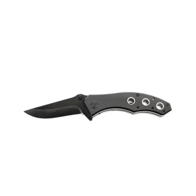 China Stainless Steel Utility Small Camping Black Knife Pocket Survival Outdoor Military Folding Hunting Knife for sale