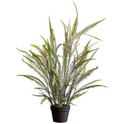 China Indoor Artificial Fern Green Tree Decoration Artificial Trees For Indoor Simulation Plant for sale