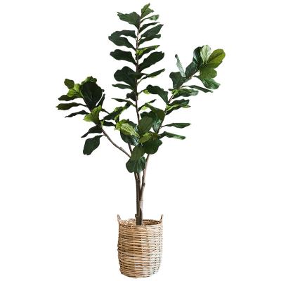 China Artificial Large Plants Bedroom Large Plant Monstera Olive Tree Bonsai Potted Artificial Banana Trees for sale